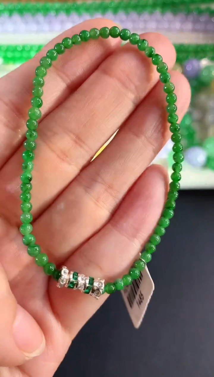 未镶嵌手串翡翠14|480多样性发其一