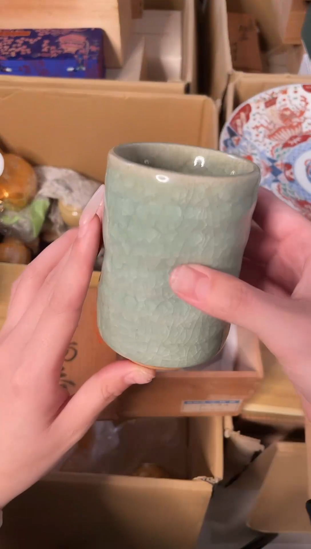 【闪购商品】瓷片6山清水秀瓷器默认微瑕