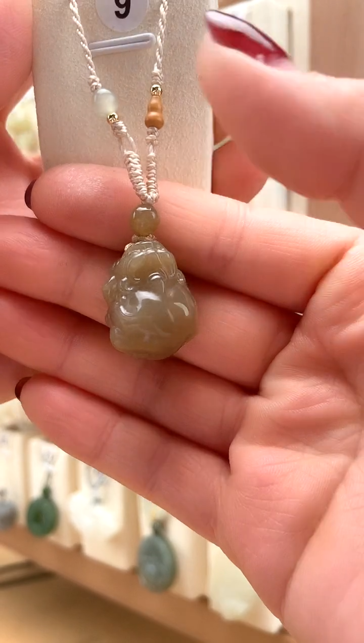 【闪购商品】和田玉颈饰未镶嵌小貔貅吊坠