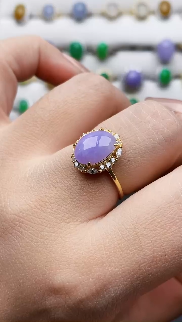 银S925镶嵌戒指翡翠妞****～2530