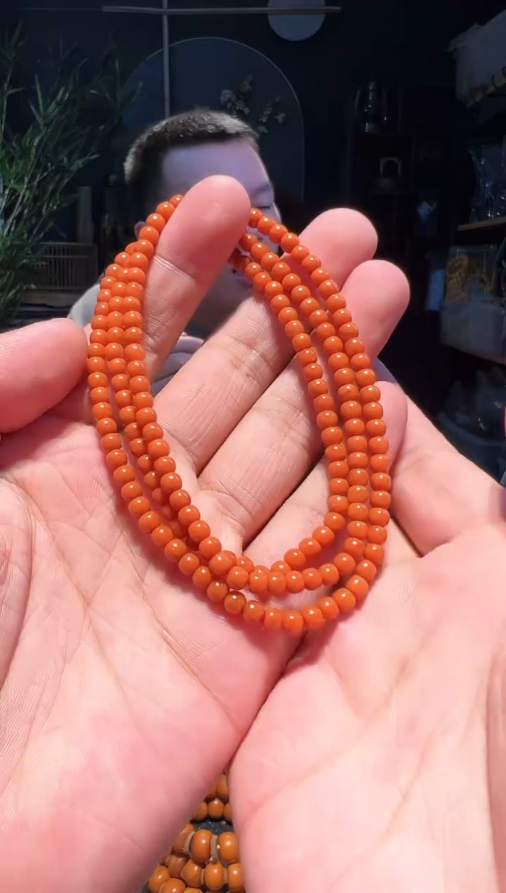 【闪购商品】南红玛瑙手串未镶嵌4+108