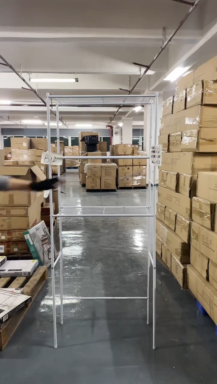 合金三层马桶置物架