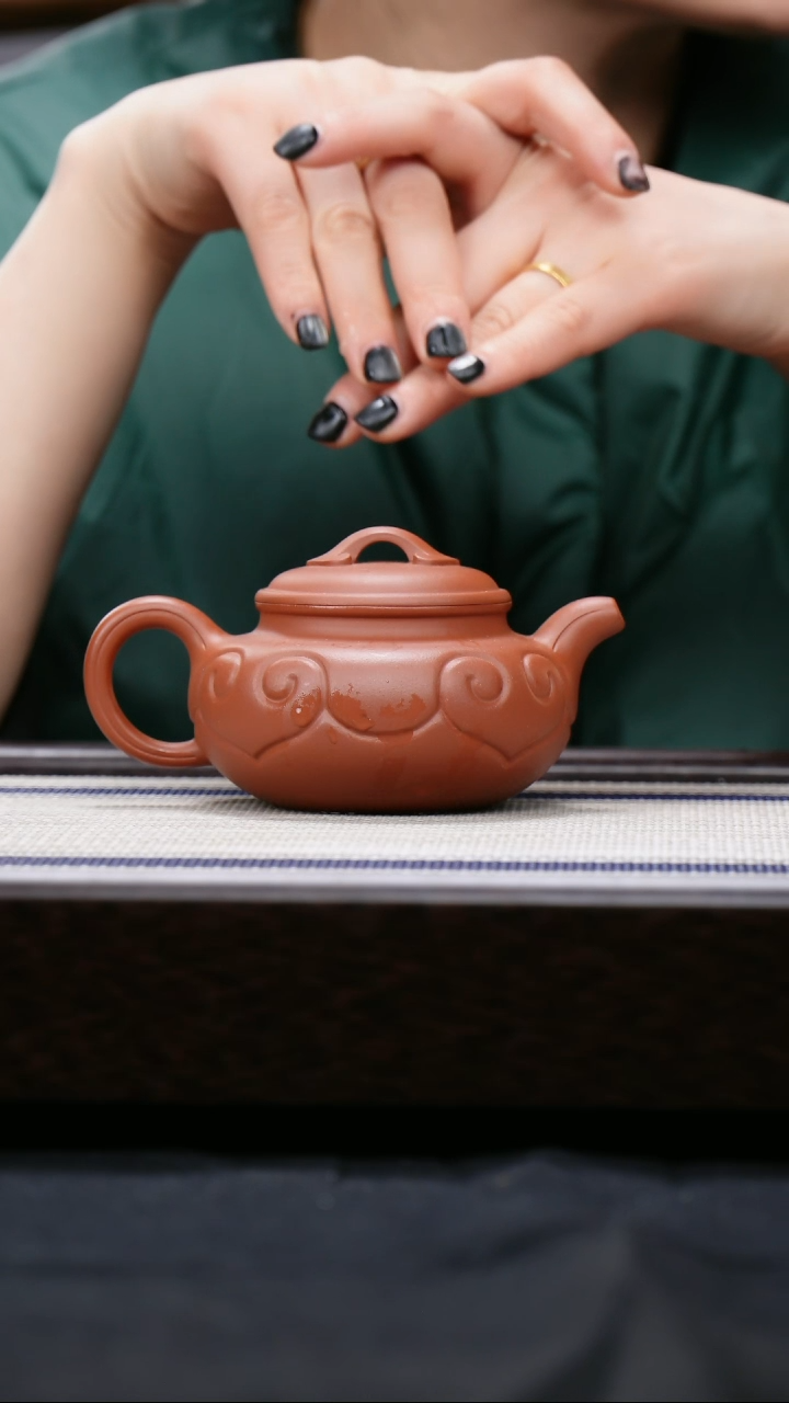 【闪购商品】紫砂茶壶小红泥  仿古如意壶