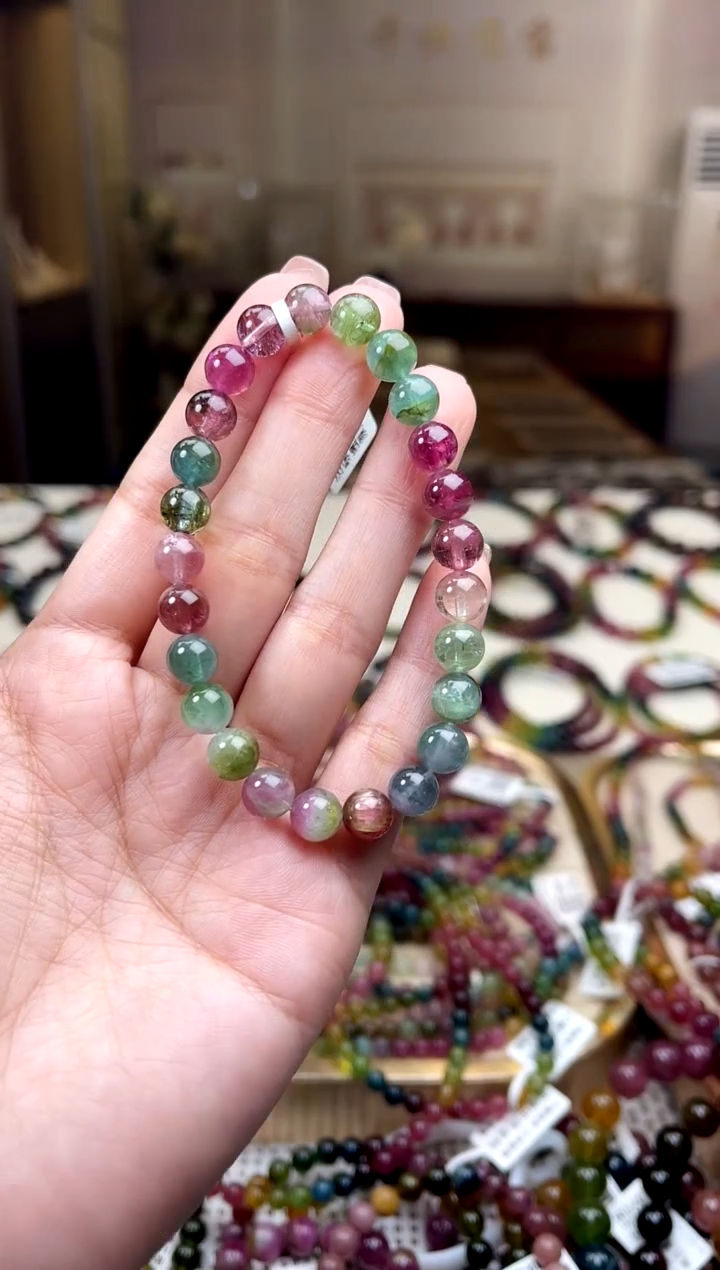 【闪购商品】碧玺/未镶嵌7mm+碧玺单圈多样性发货