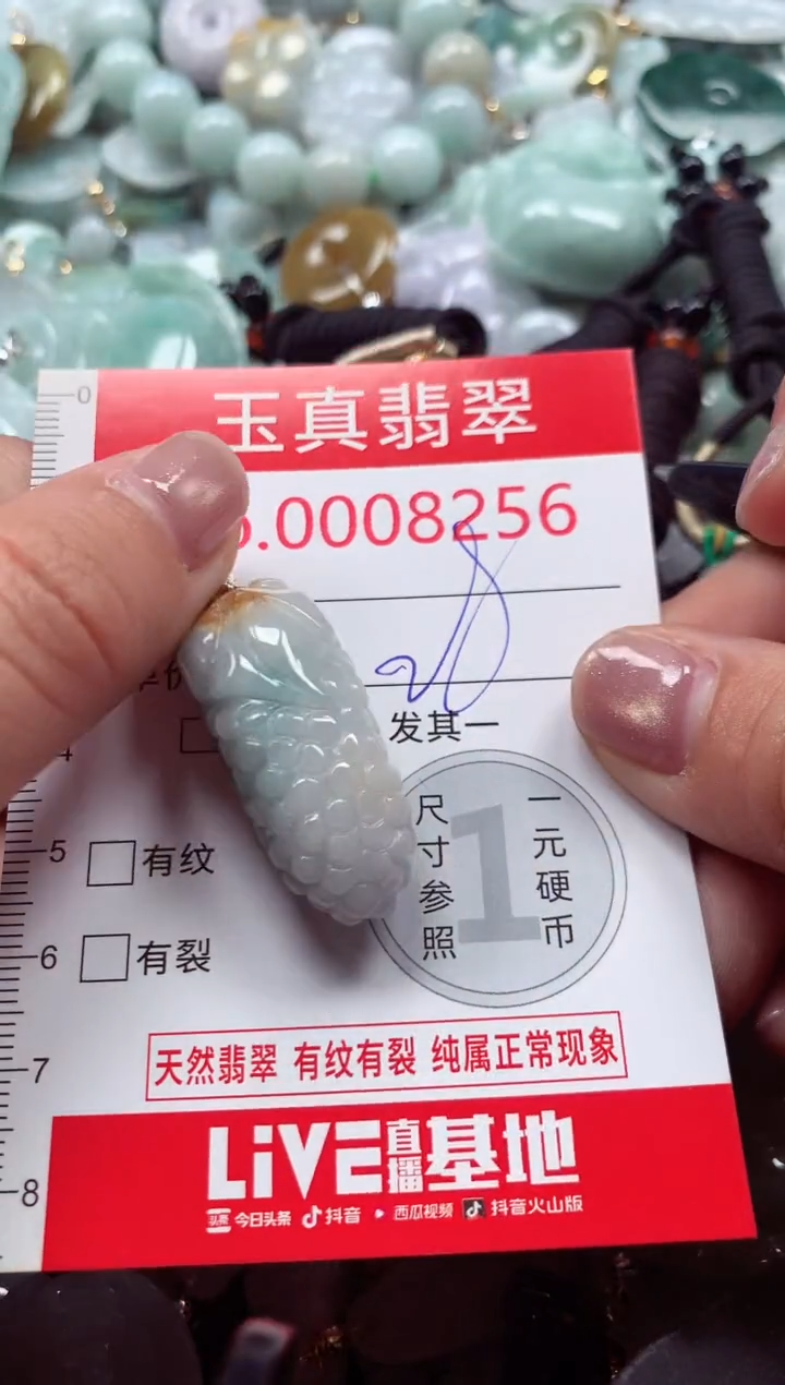 吊坠(不含链)未镶嵌翡翠8256