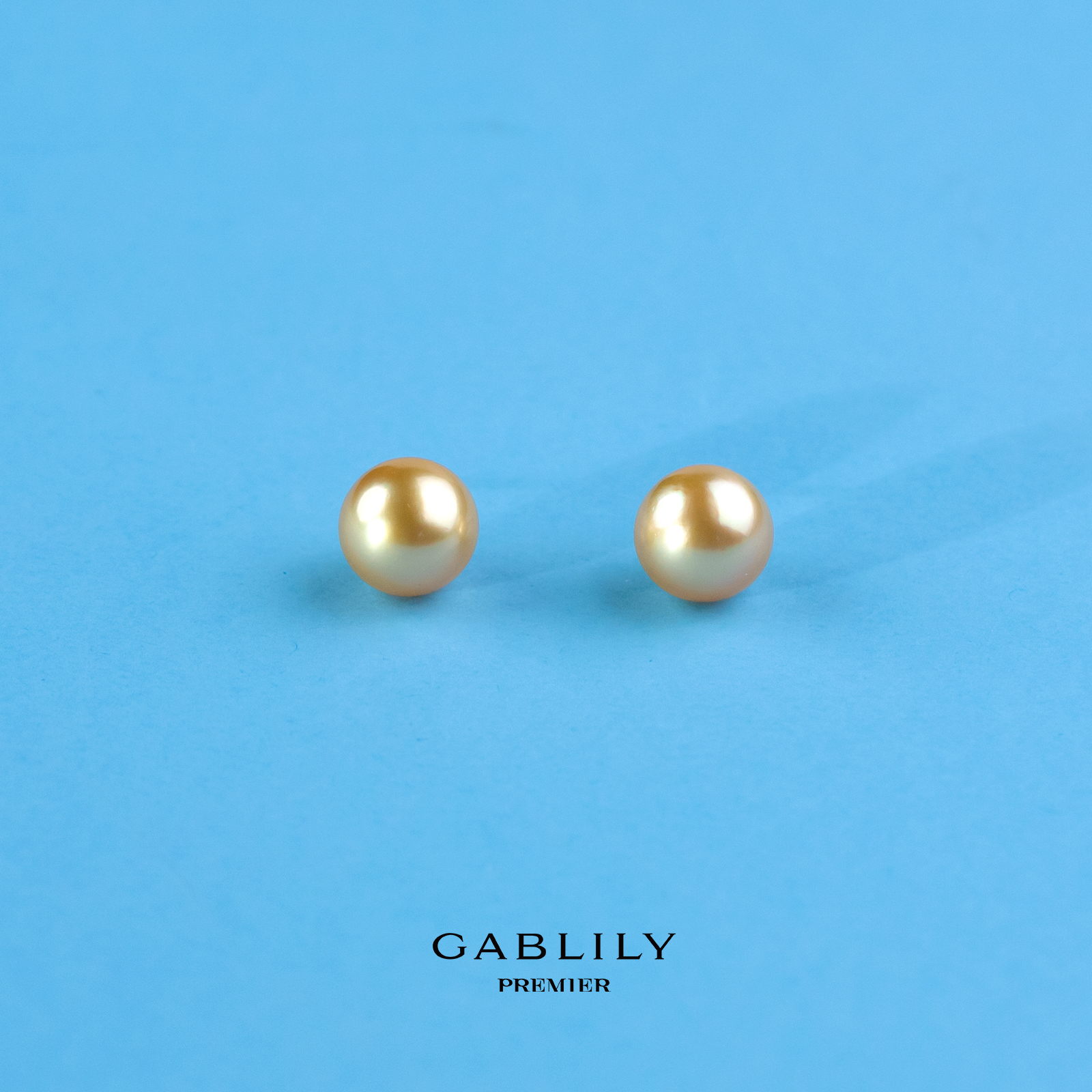 【胡兵珍选】GABLILY PREMIER 海水珍珠耳饰18K金金珠 11-12mm 时尚