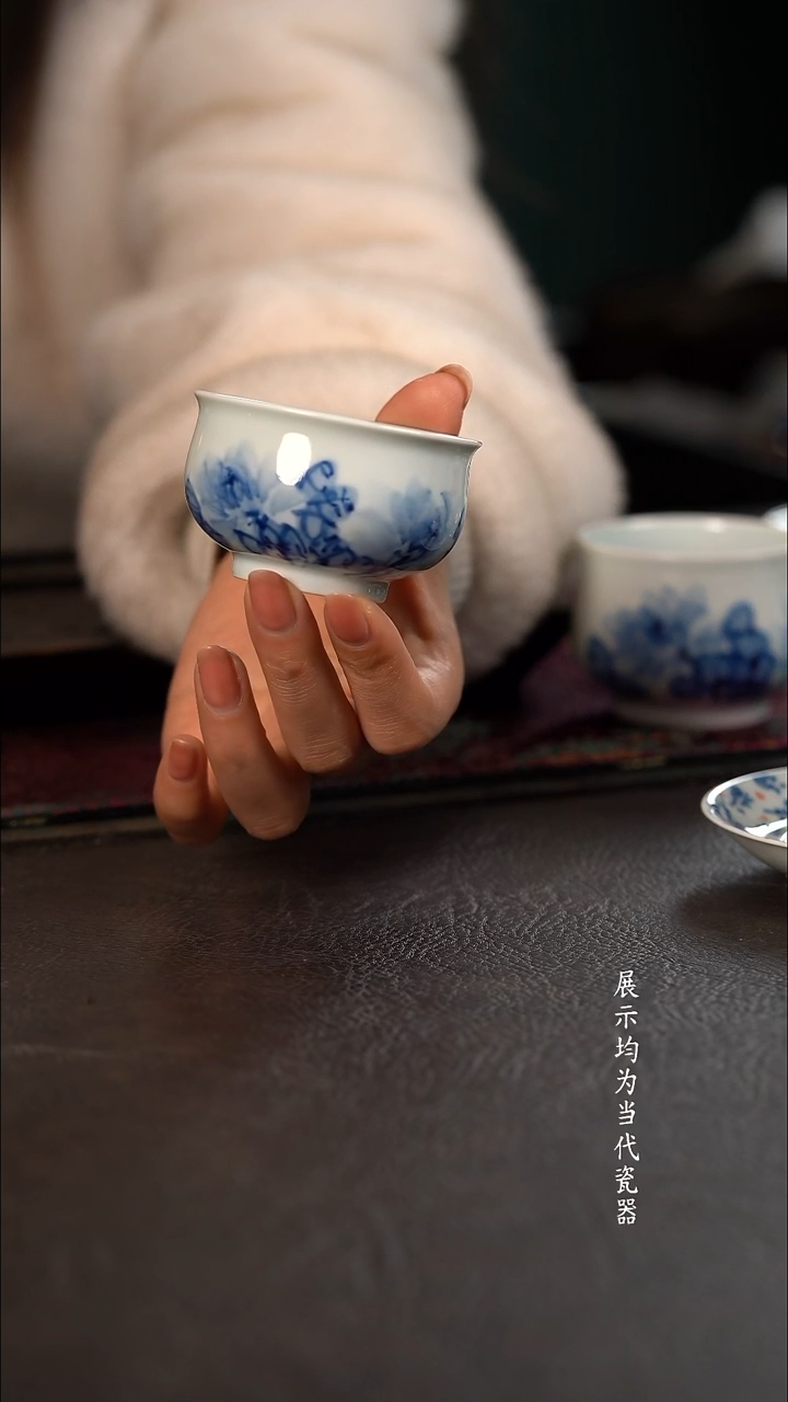 品遗HL富贵牡丹炉式杯 随机