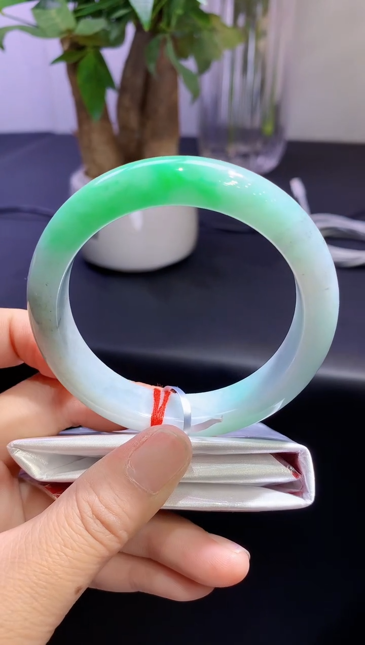 未镶嵌手镯翡翠翡翠手镯圈口56.7-t25