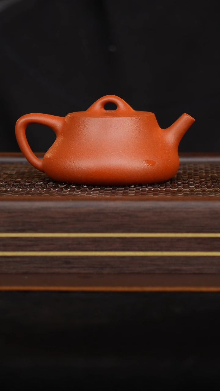 【闪购商品】紫砂壶原矿无添加龙山朱砂柱瓢180