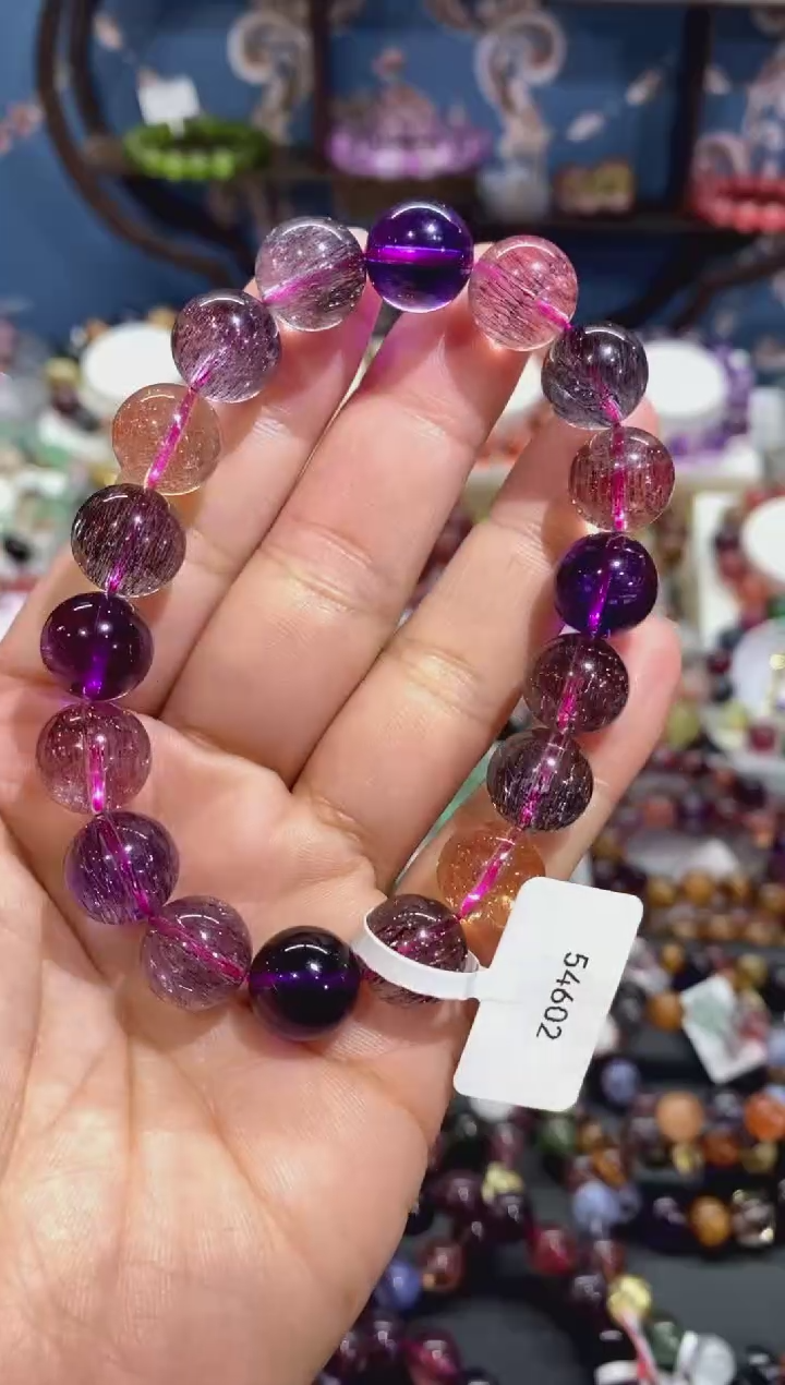 【闪购商品】水晶手串未镶嵌老矿彩超七11+