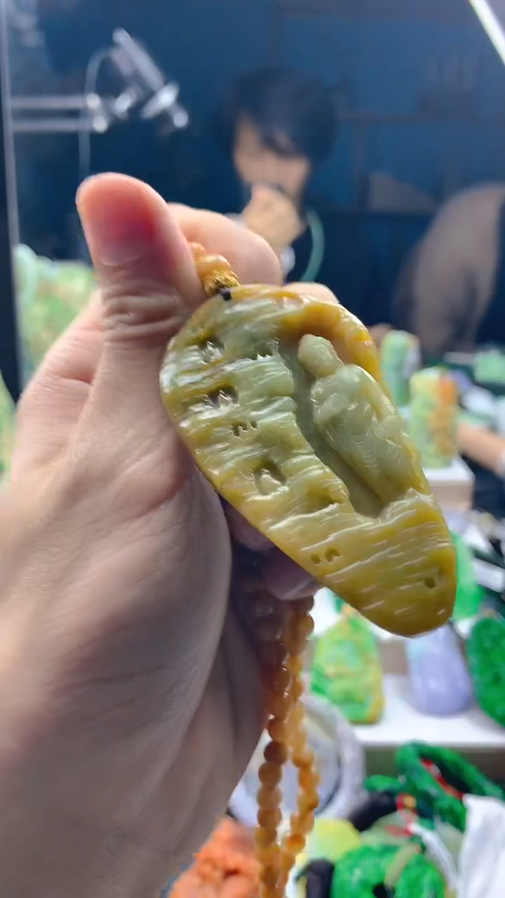 颈饰未镶嵌翡翠天然缅甸翡翠a货