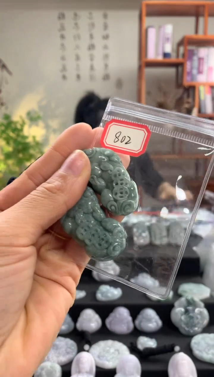 【闪购商品】翡翠颈饰未镶嵌貔貅【拍一发二】802多样性发一件