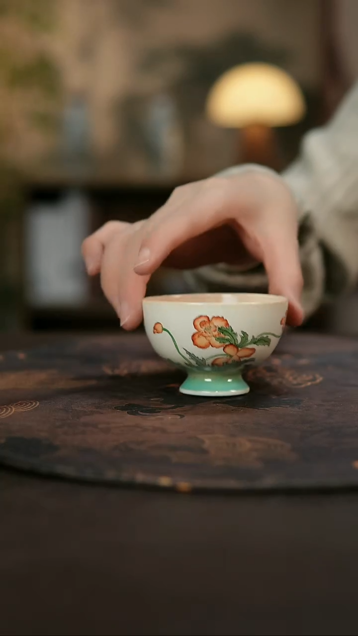 景德镇陶瓷杯碗柴烧多人