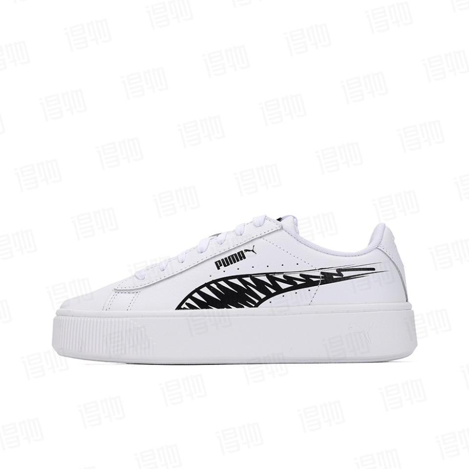 【瑕疵慎拍】彪马休闲板鞋女款385549-01;37(轻微使用；鞋头开胶)