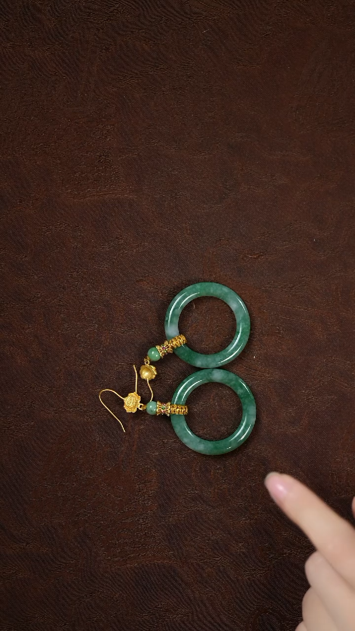 未镶嵌挂件翡翠闪购 甜甜圈