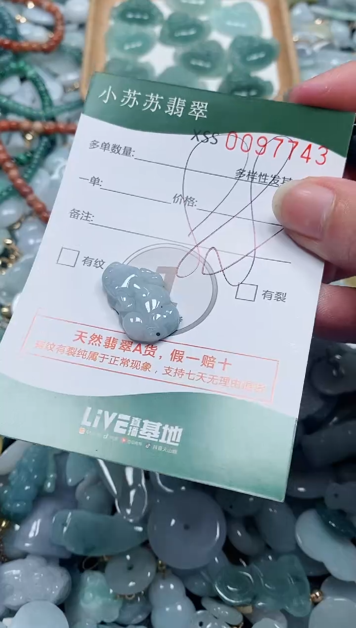 【闪购商品】翡翠颈饰未镶嵌闪购商品0097743