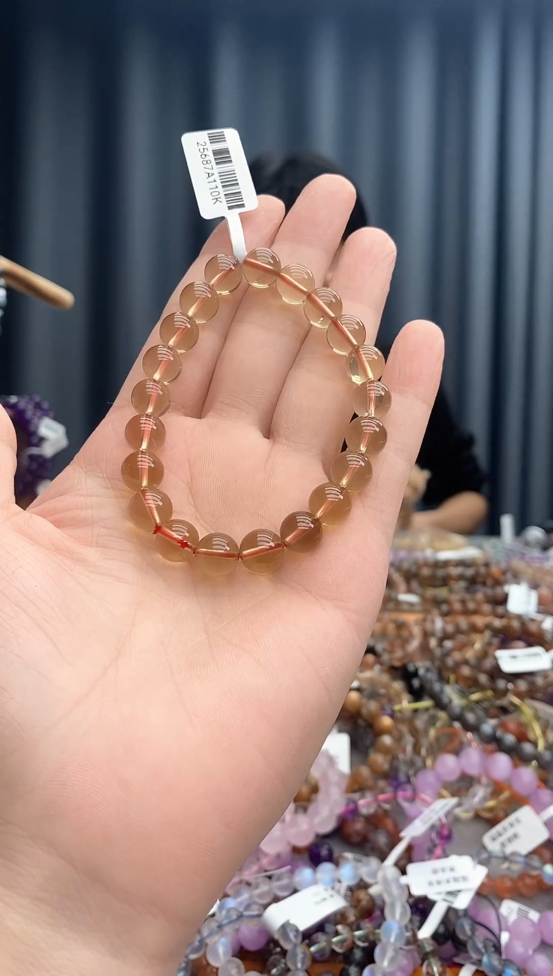 【闪购商品】水晶手链未镶嵌黄水晶