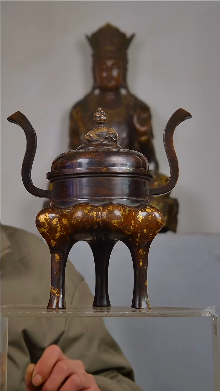 空*晴精美香炉放漏结缘4756