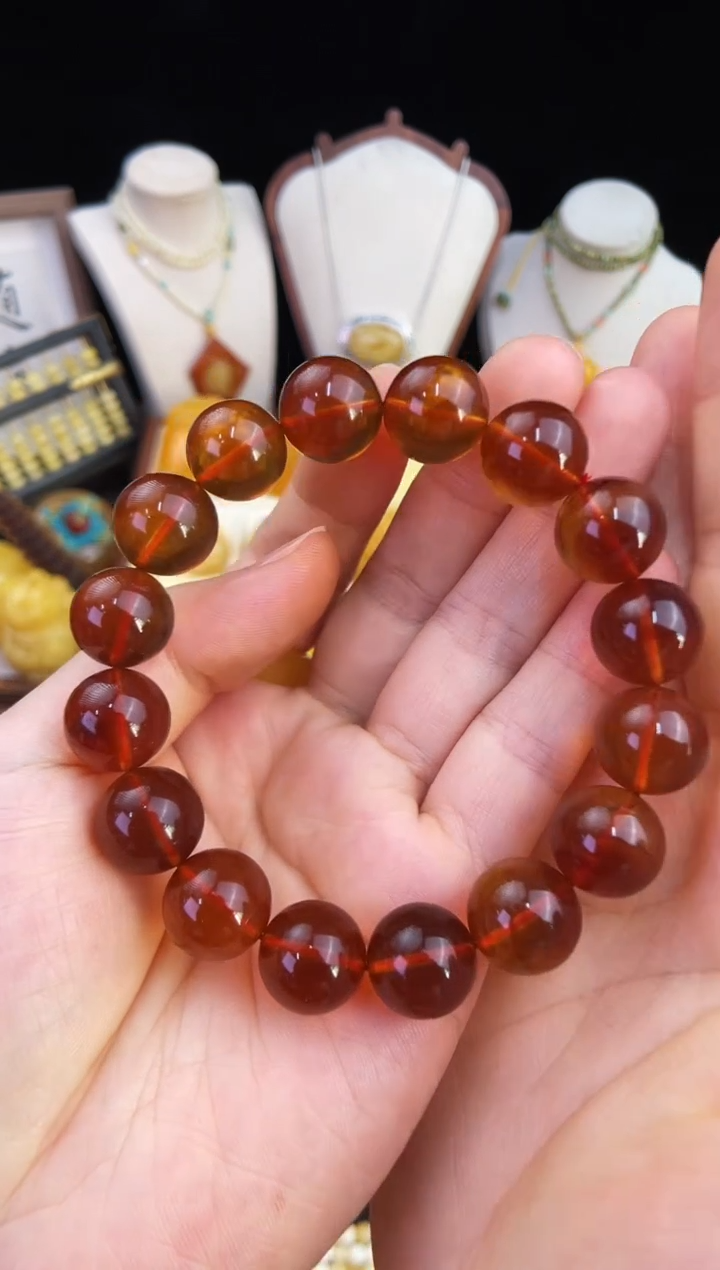 琥珀未镶嵌珠宝奇石柒月
