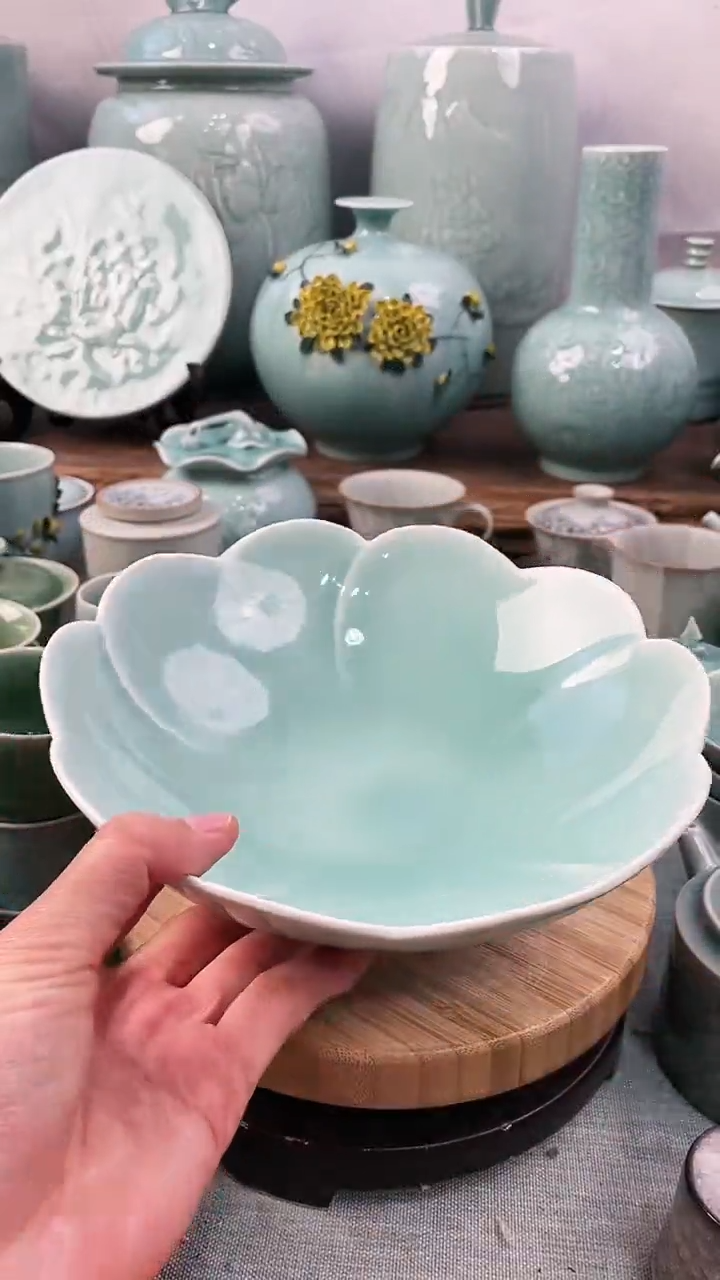 【闪购商品】特价 微瑕 慧仙青瓷