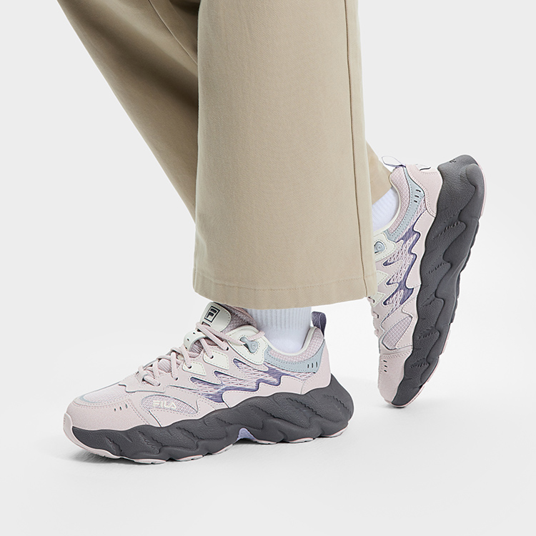 【流光风】FILA斐乐情侣蕨草鞋2代2025春季新款男女运动休闲鞋子