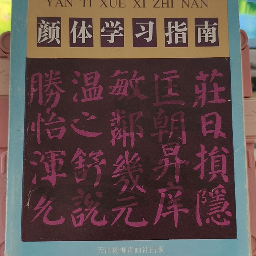 颜体学习指南 安宏忠 天津杨柳青画社出版 实物拍摄