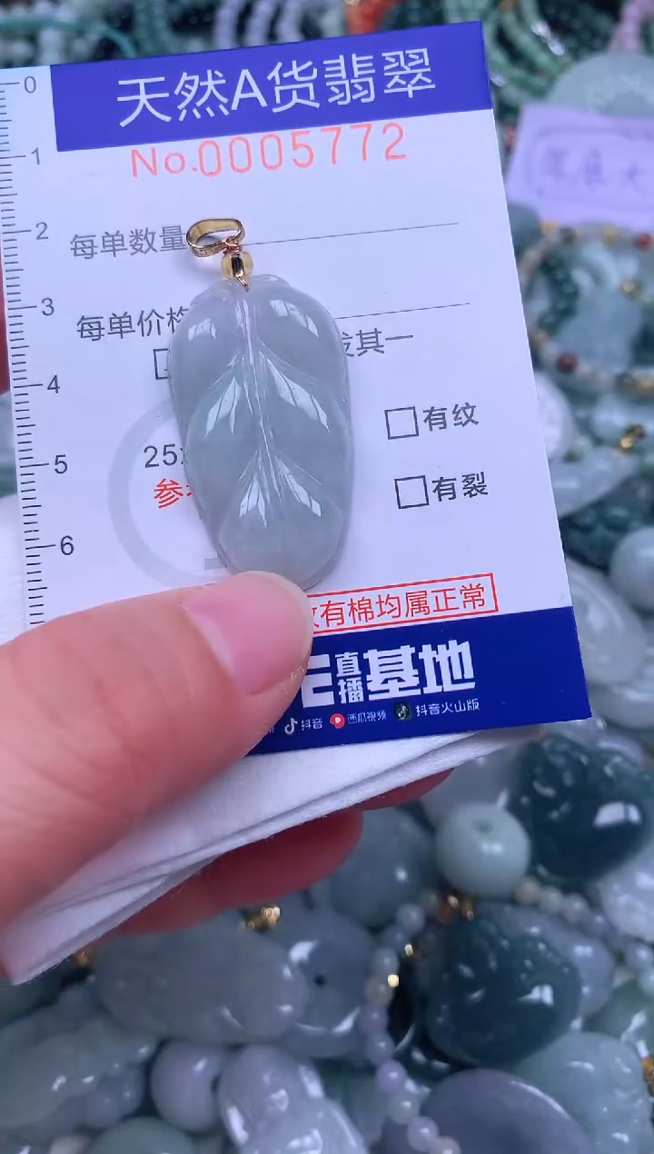 颈饰未镶嵌翡翠天然翡翠