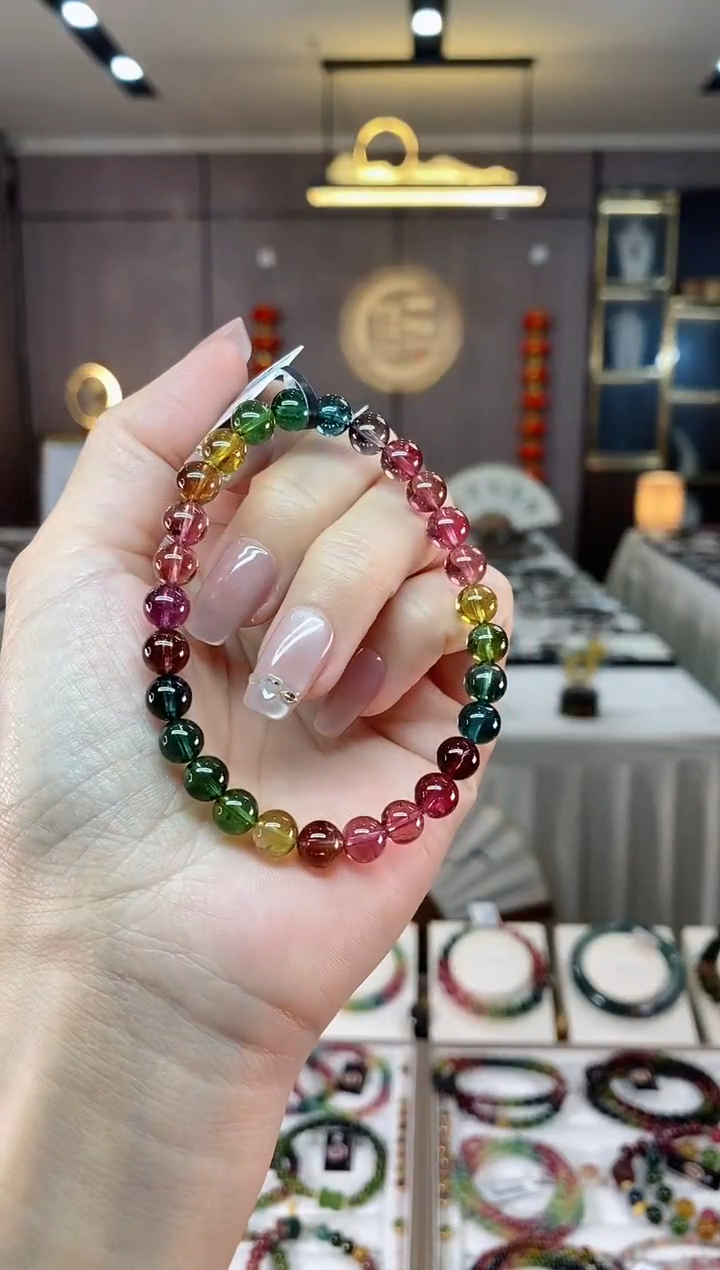 【闪购商品】碧玺单圈手串6mm+未镶嵌（多样性发一条）hon