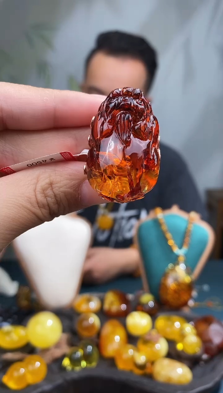 裸石琥珀未镶嵌基地发货 一物一证 顺丰包邮