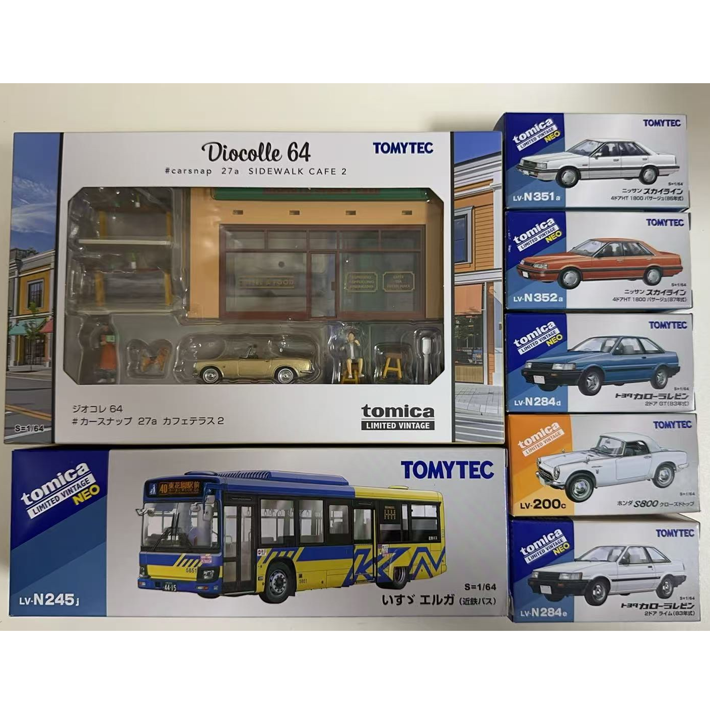 TLV 多美卡 1:64 8月港版 合金汽车 汽车模型