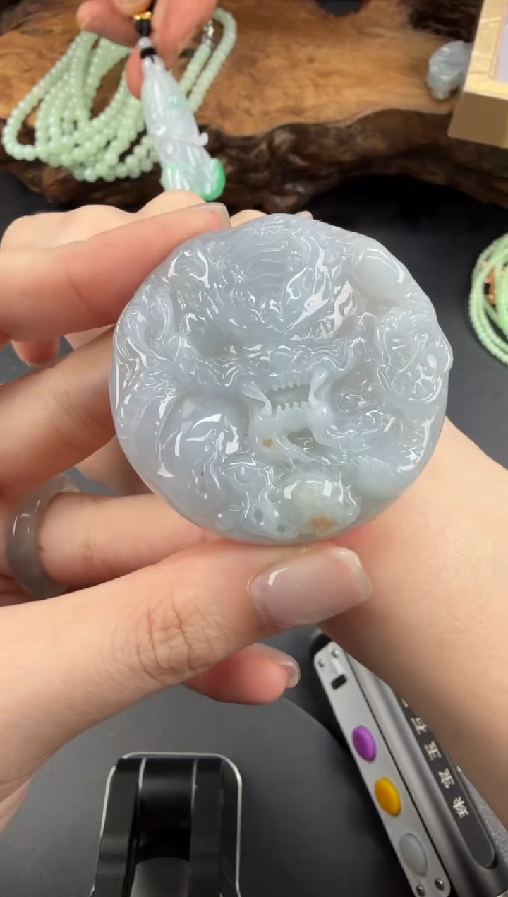 吊坠(不含链)未镶嵌翡翠翡翠饰品-117