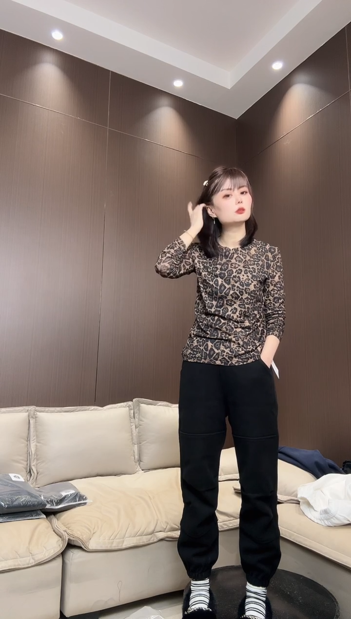 大漂亮防风裤黑色S码