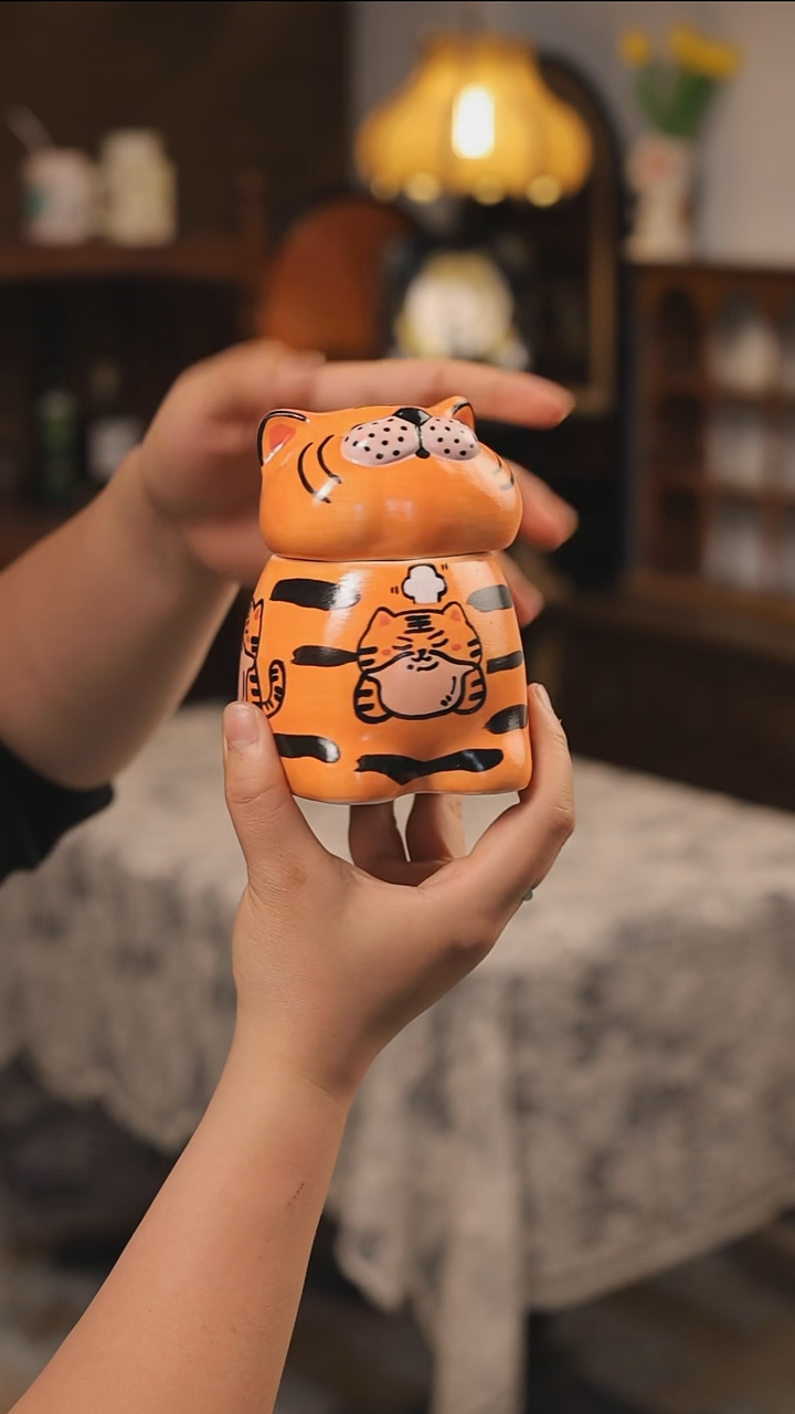 摆件景德镇釉下彩绘设计师款式陶瓷