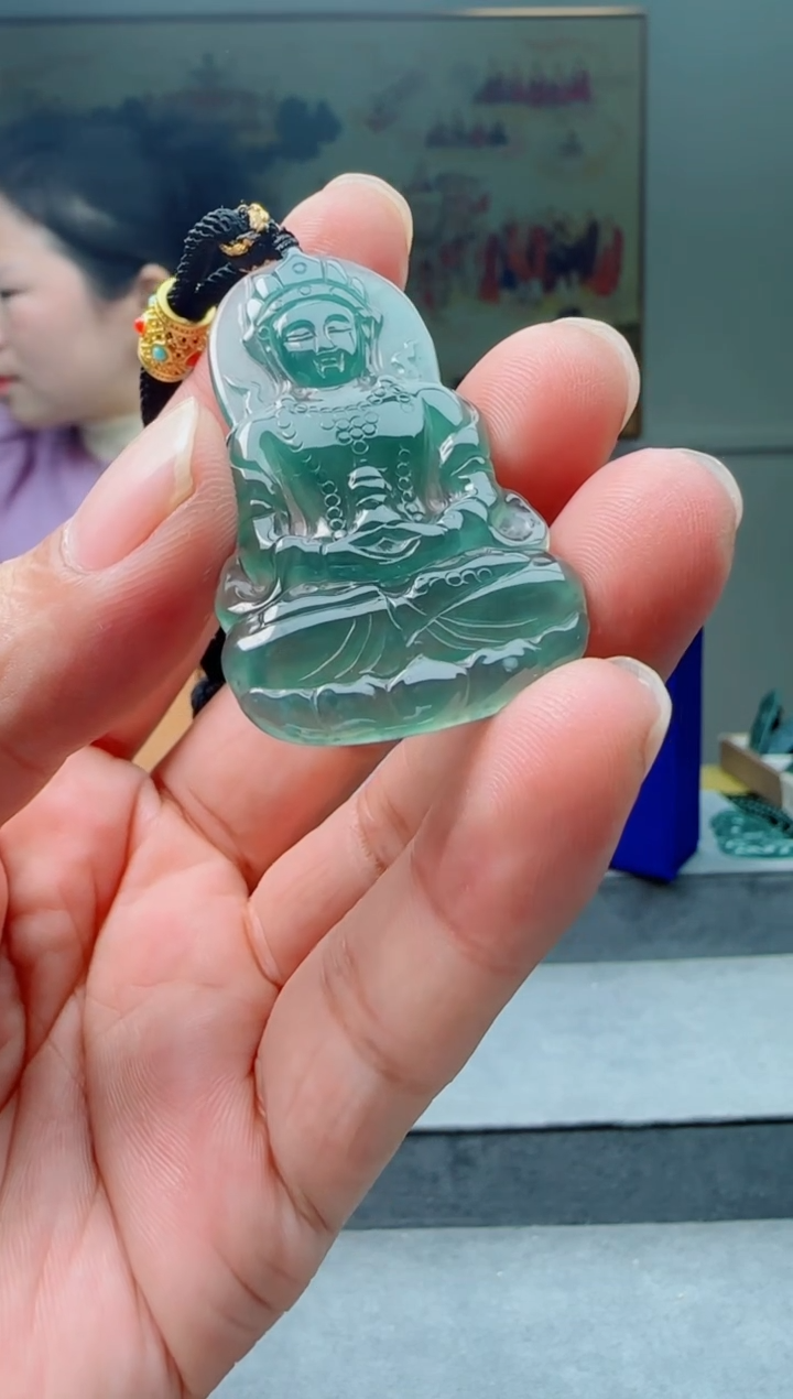 【闪购商品】翡翠颈饰未镶嵌度母多样性随机一件发货