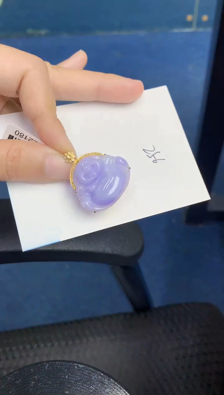 【闪购商品】翡翠颈饰18K金镶嵌000000000