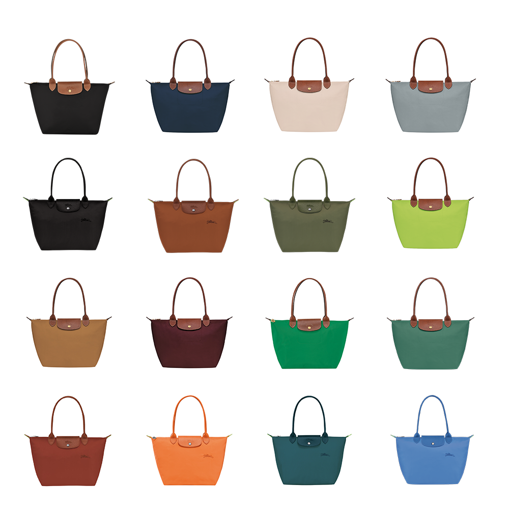 未使用 LONGCHAMP/珑骧 达人中号长柄大容量通勤饺子包2605