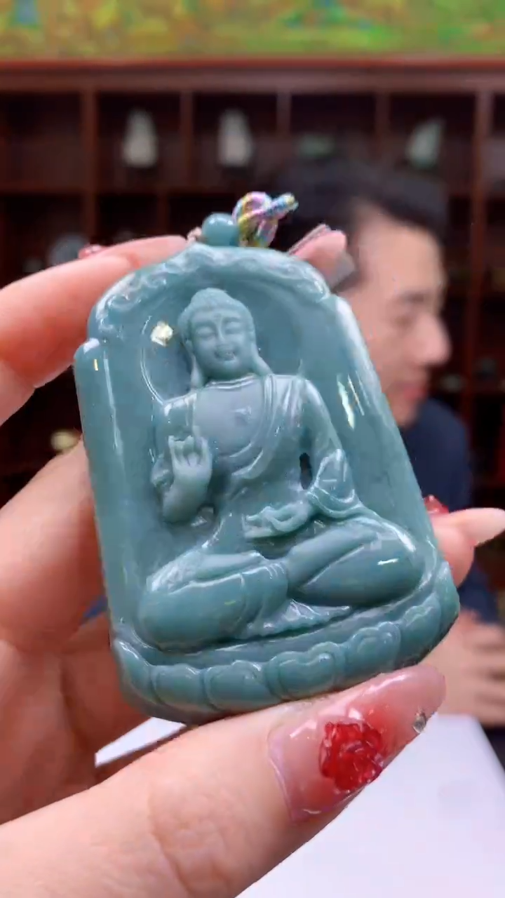 【闪购商品】定制翡翠未镶嵌1049ry-毛货挂件2