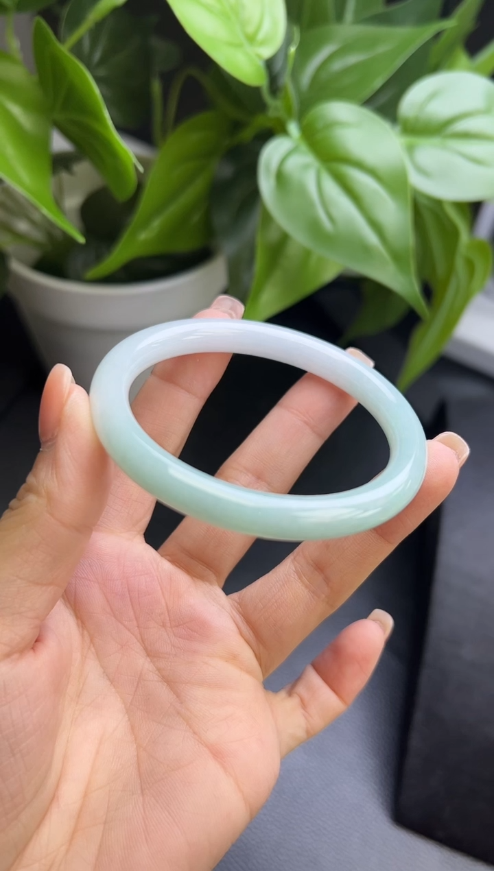 翡翠手镯未镶嵌K683-5 手镯 53-55圈