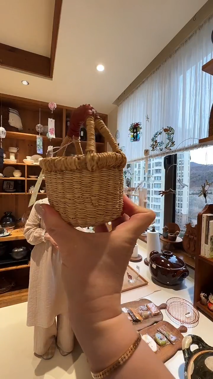 微***?茶道摆件0000Q版竹编包7002