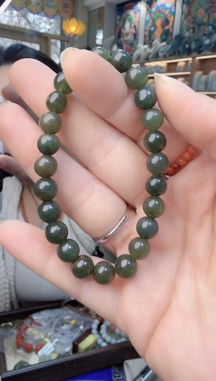 未镶嵌手链和田玉手串