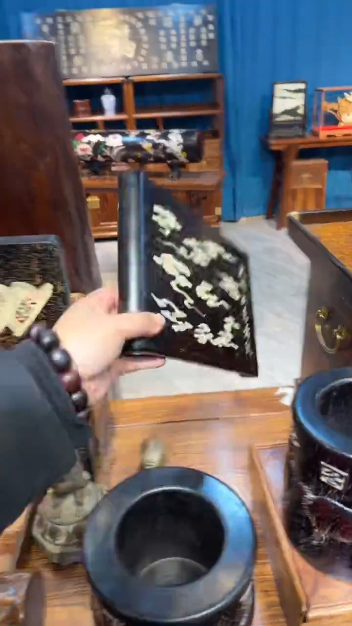 木紫檀丫丫云卷邵氏紫檀木艺