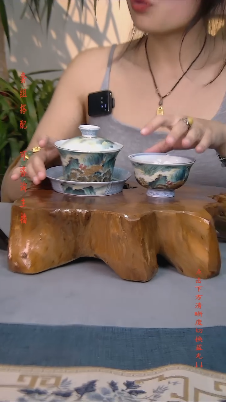 2件套 白瓷陶瓷茶具