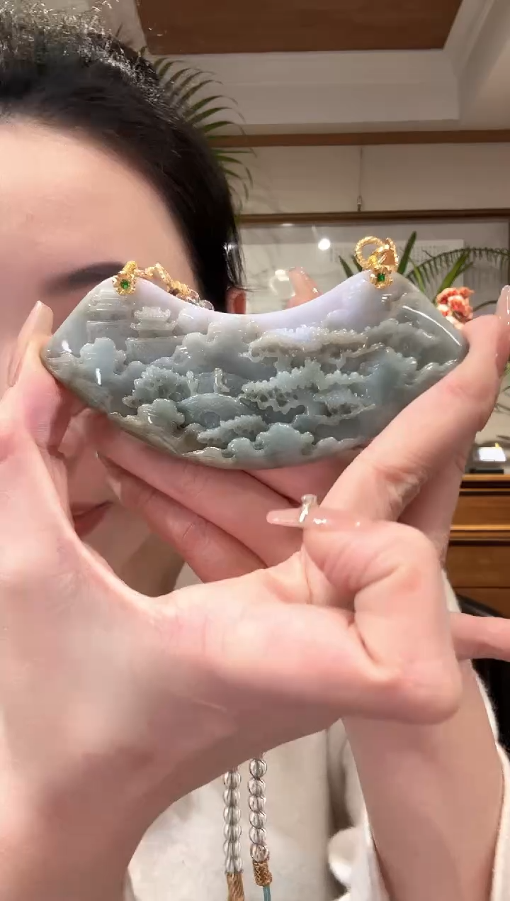 【闪购商品】翡翠颈饰未镶嵌国风