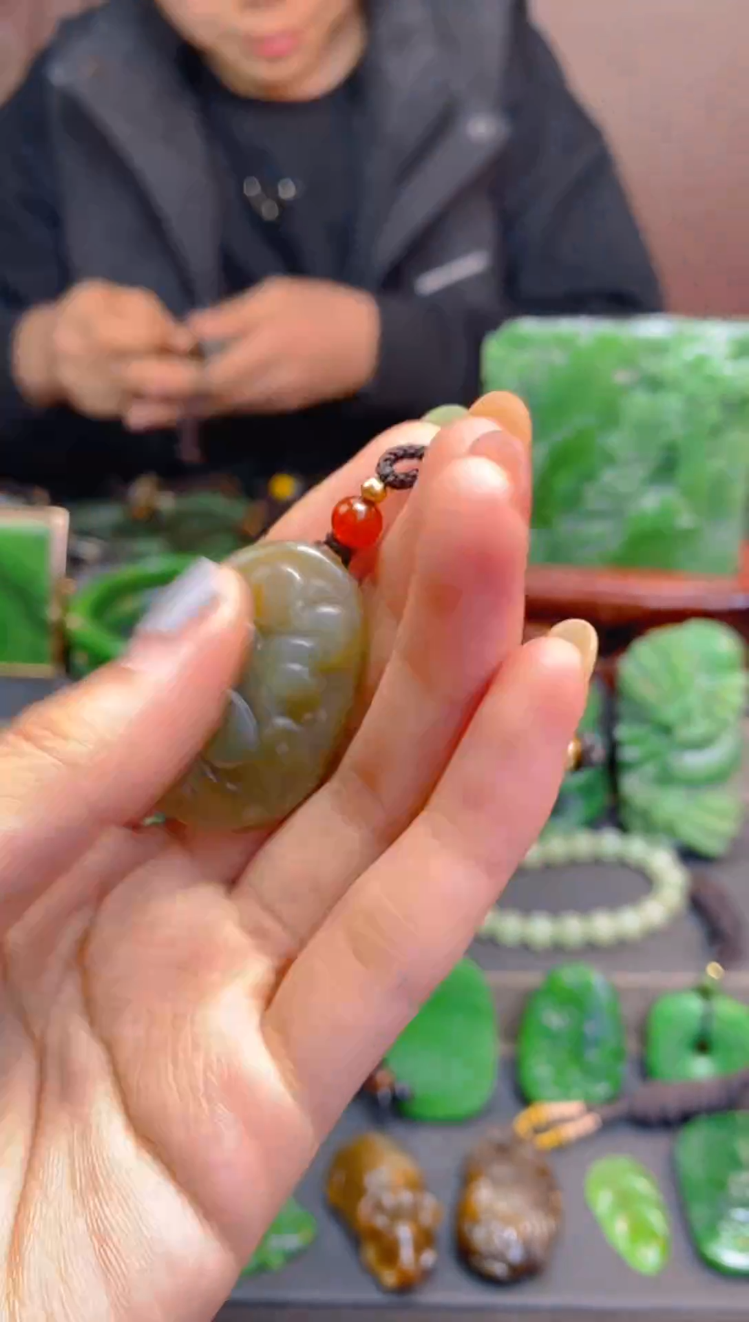 未镶嵌和田玉珠宝半成品1