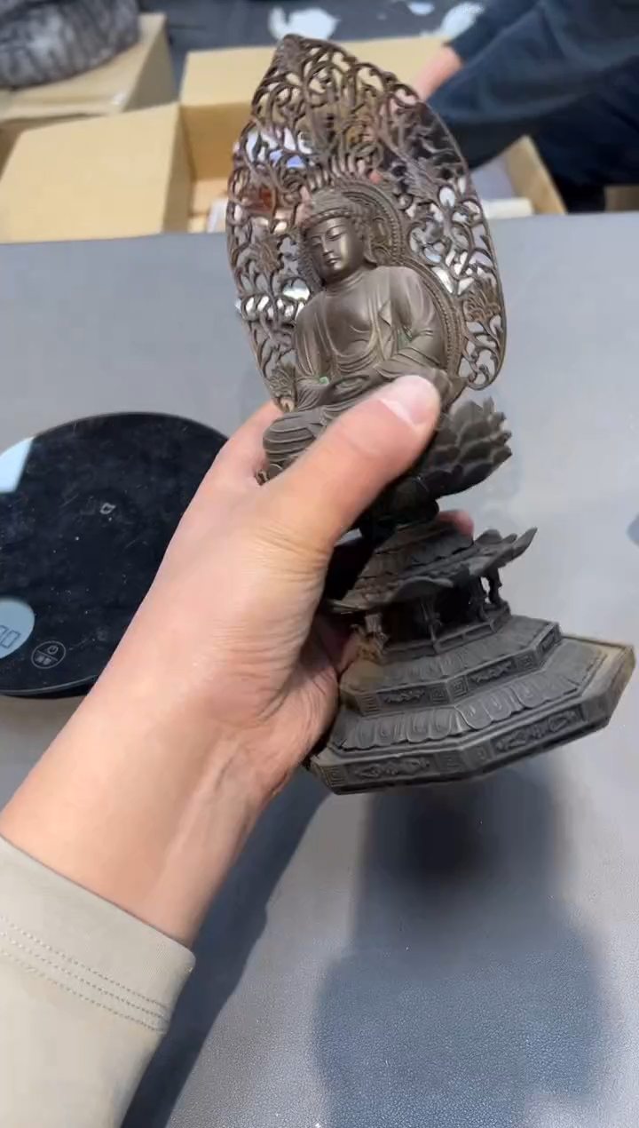 铜战*羽工艺品小四孤品收藏