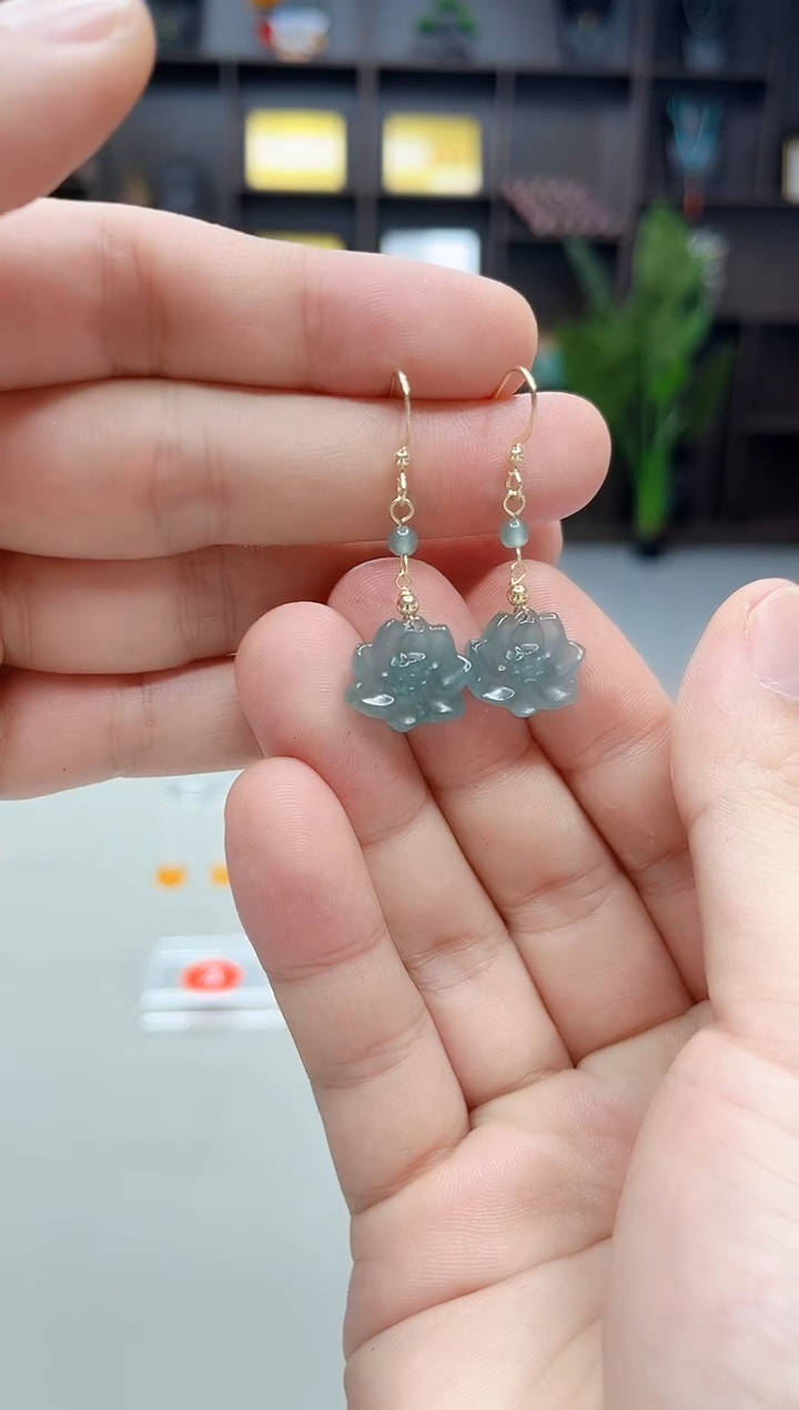 未镶嵌翡翠耳饰709000