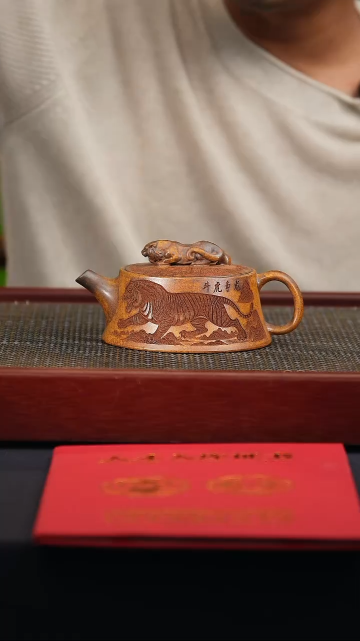 茶壶紫砂  宜兴紫砂原矿壶