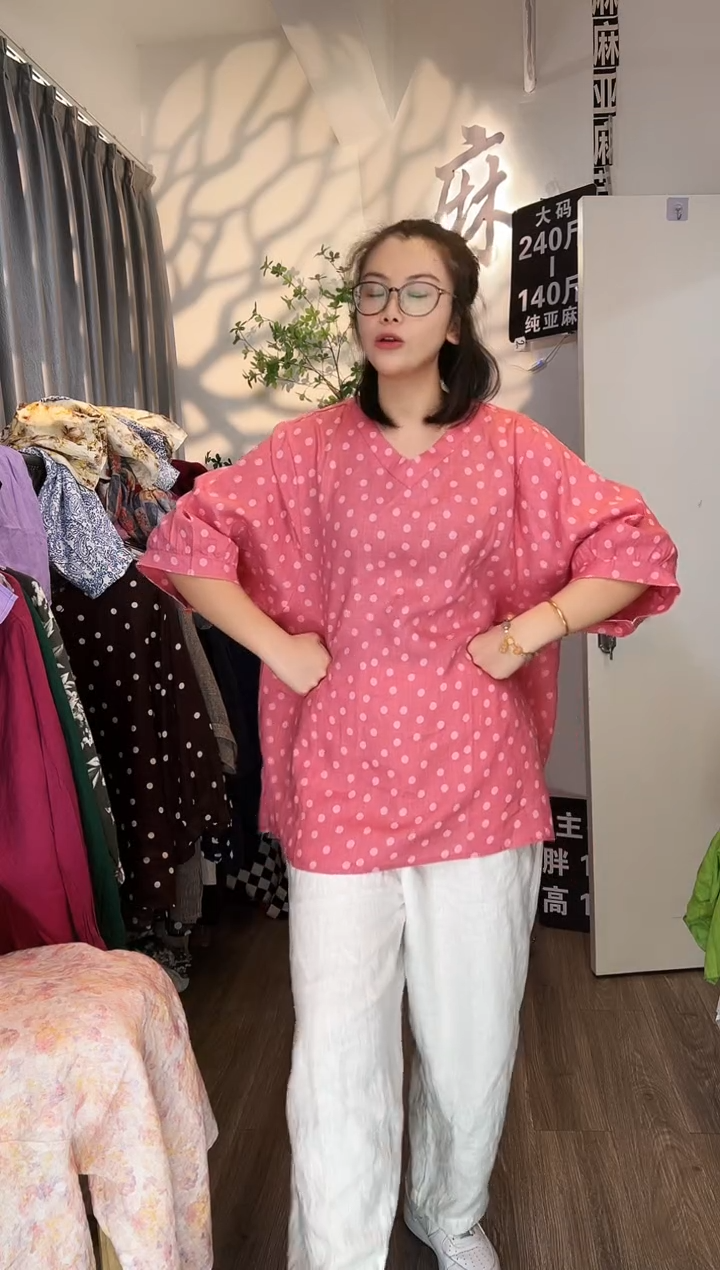 亚麻大码女装系列。