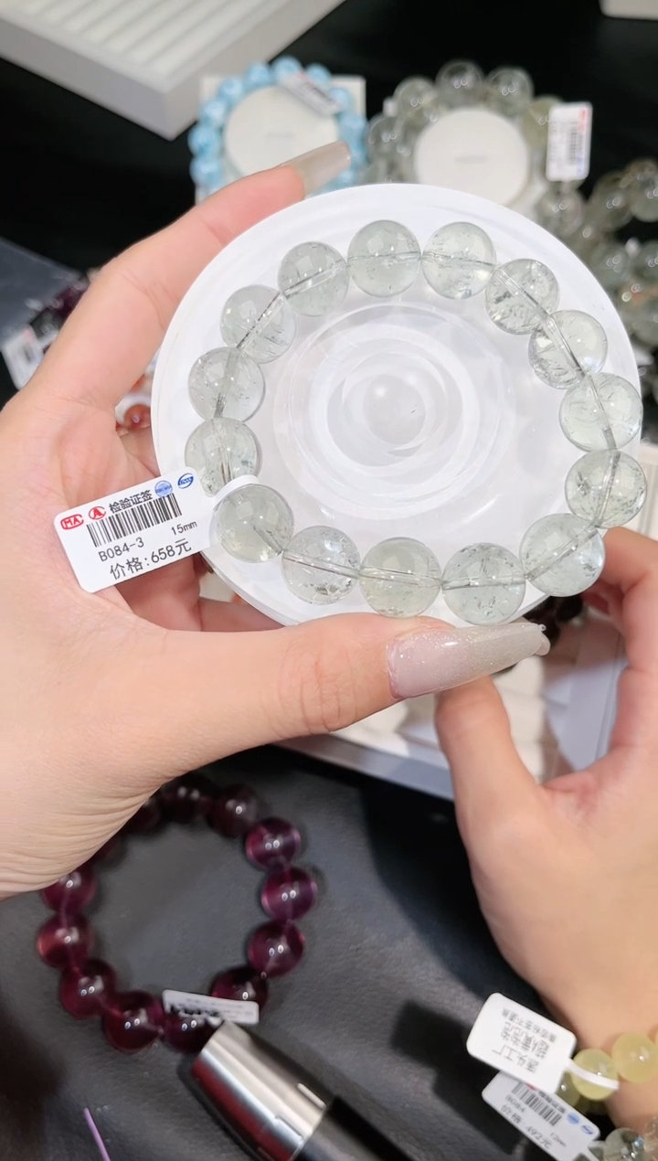 【闪购商品】水晶手链未镶嵌多样性发一绿阿塞