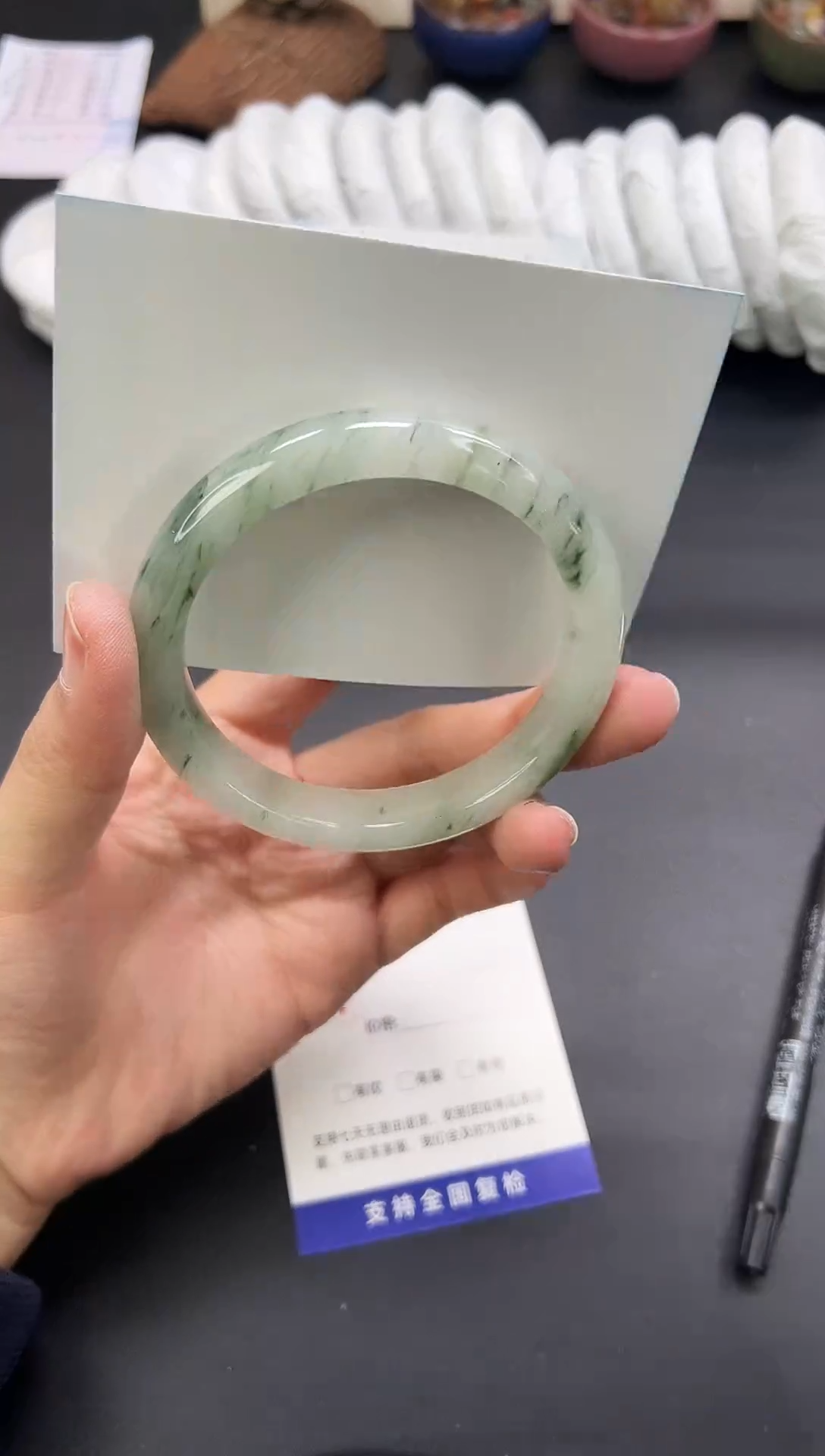 未镶嵌手镯石英质玉A140-59`60